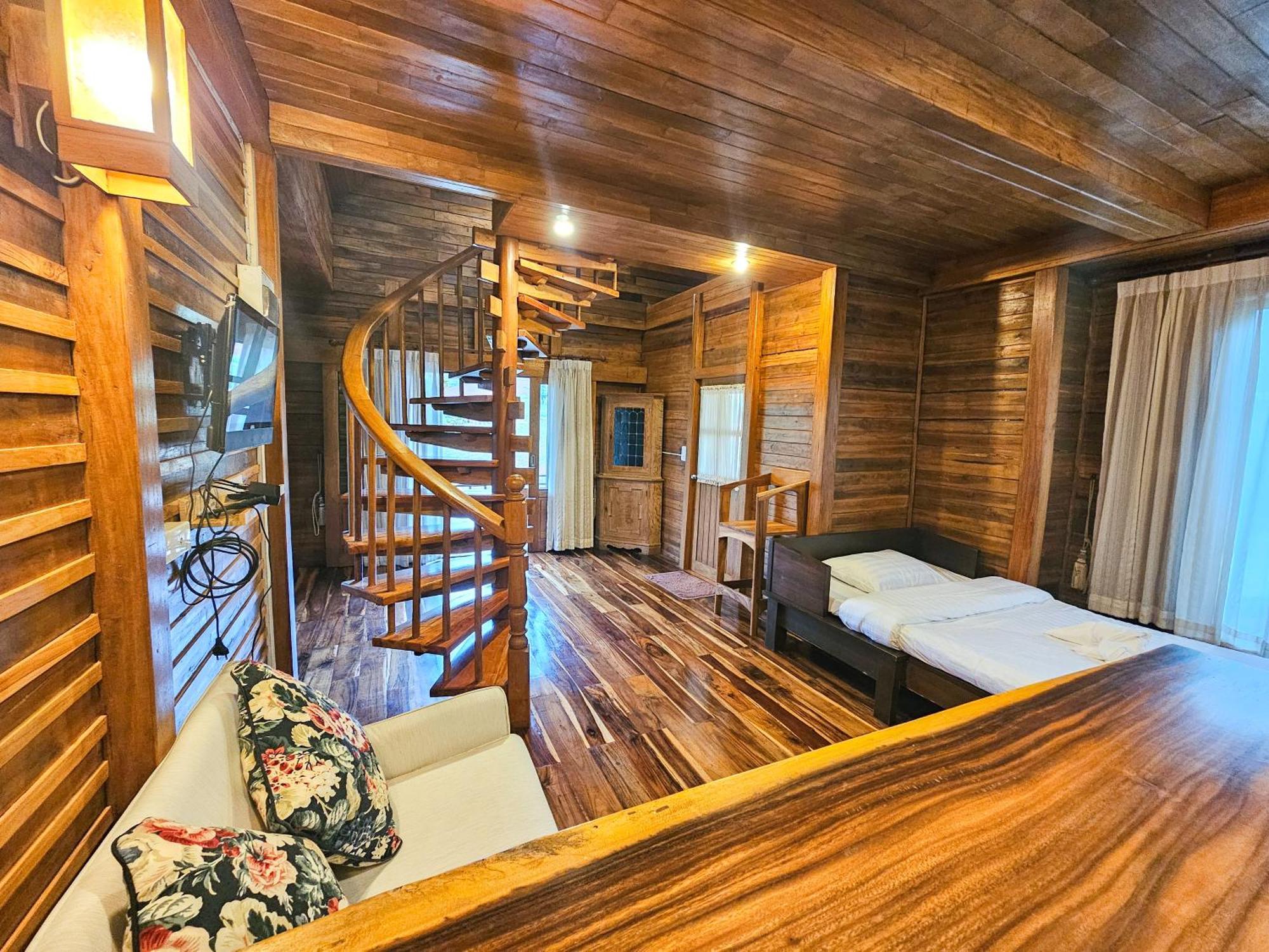 My Log Home Resort Ban Huai Phai Exterior foto